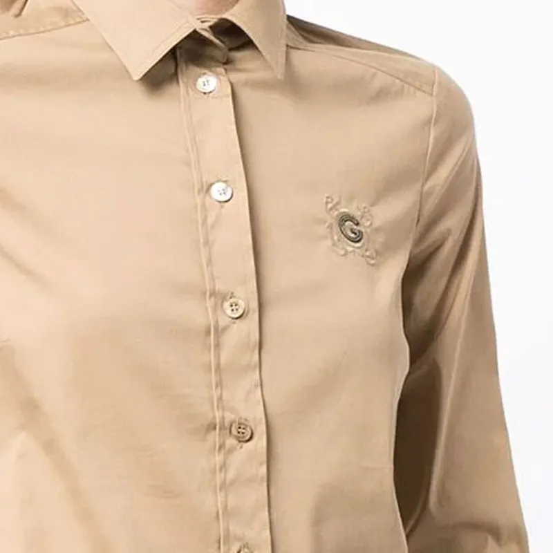GUCCI Embroidered Logo Shirt-1