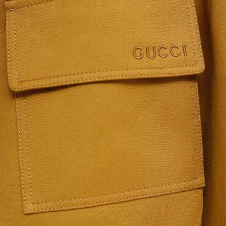 GUCCI Jackets Coats Men's Yellow-2