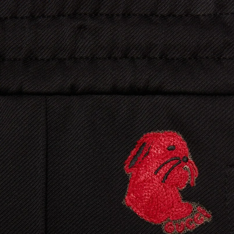 GUCCI Drawstring Track Trousers-4