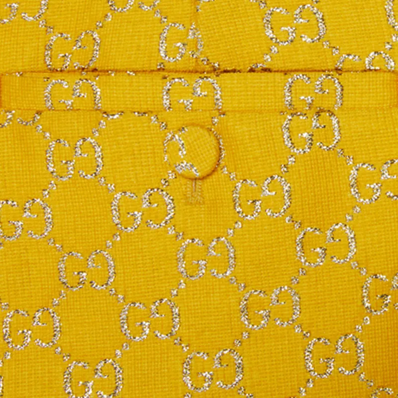 GUCCI Casual Pants Women's Yellow-4