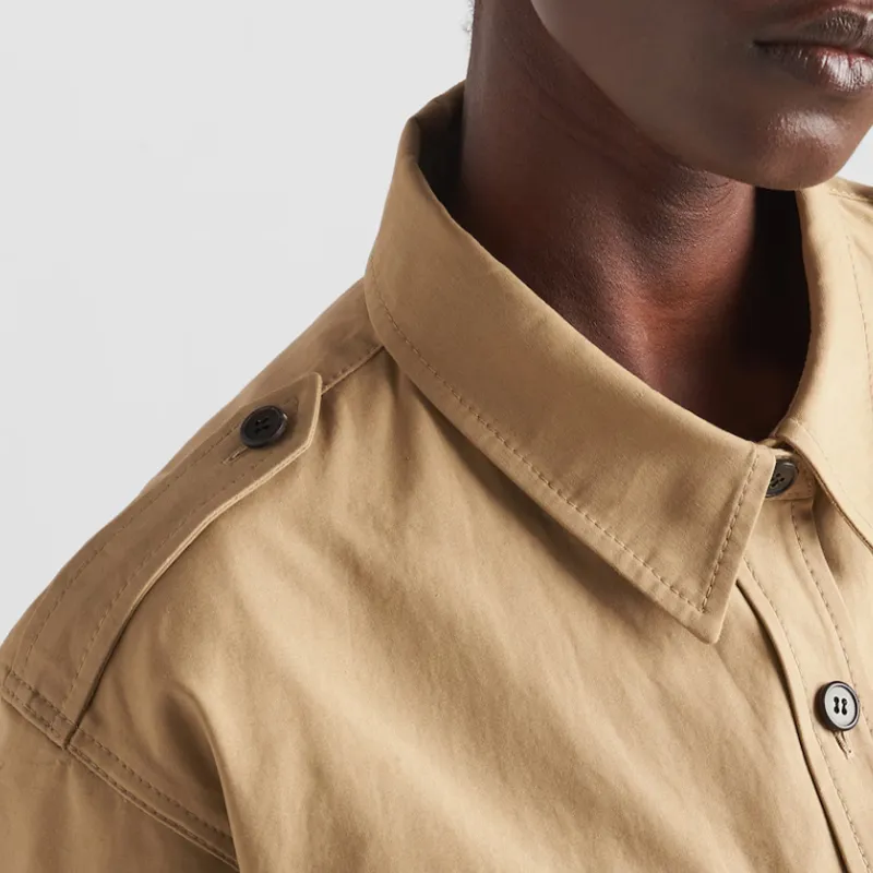 PRADA Short Sleeved Belted Jumpsuit-3
