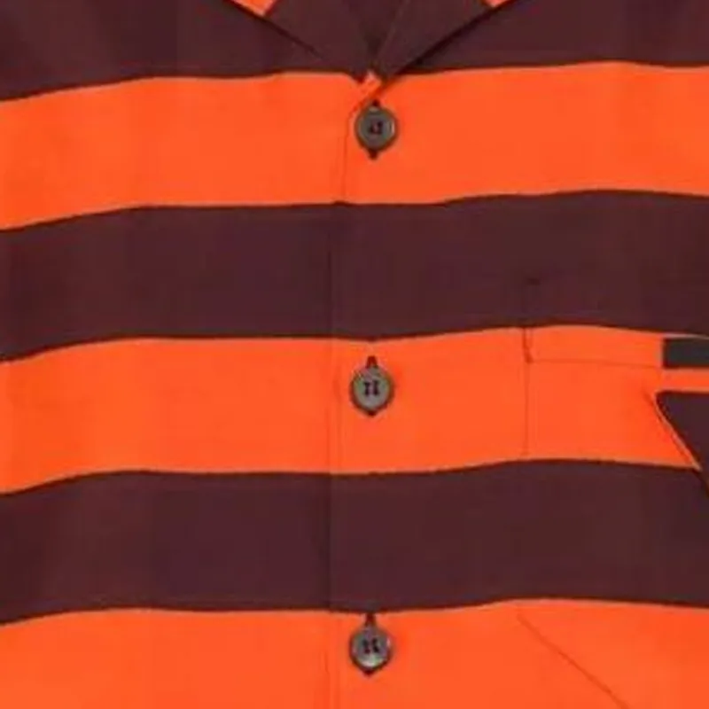 PRADA Shirts Men Orange Red-3