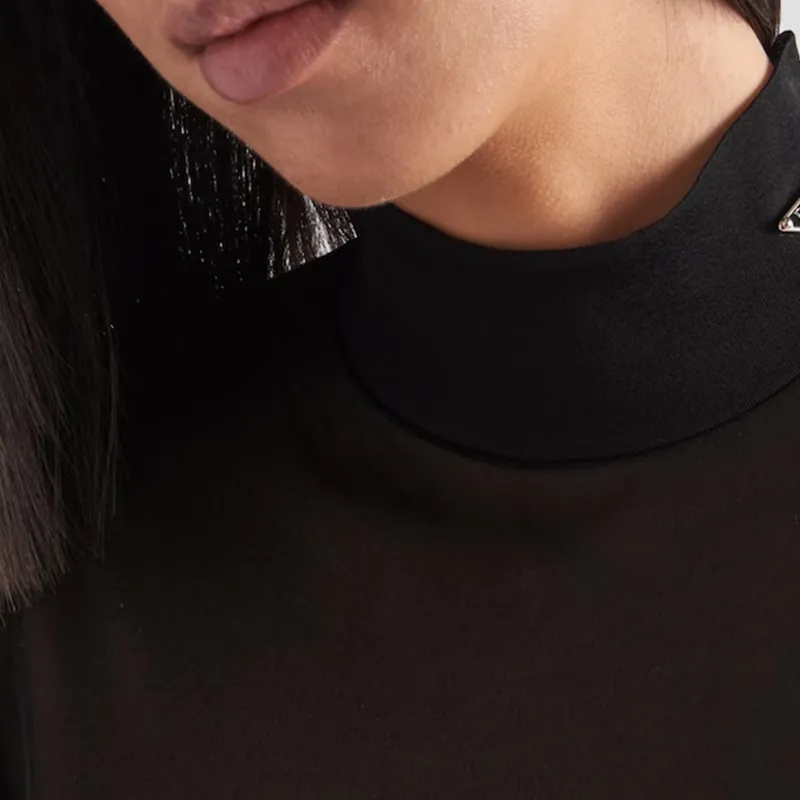 PRADA Turtleneck Long Sleeved Bodysuit-1
