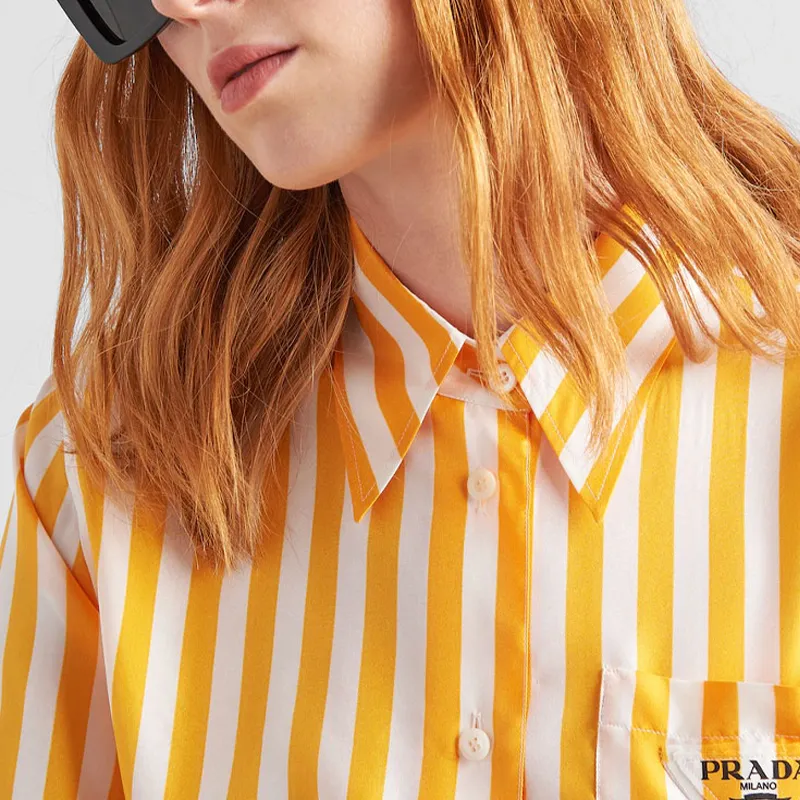 PRADA Shirts Women's Yellow-3