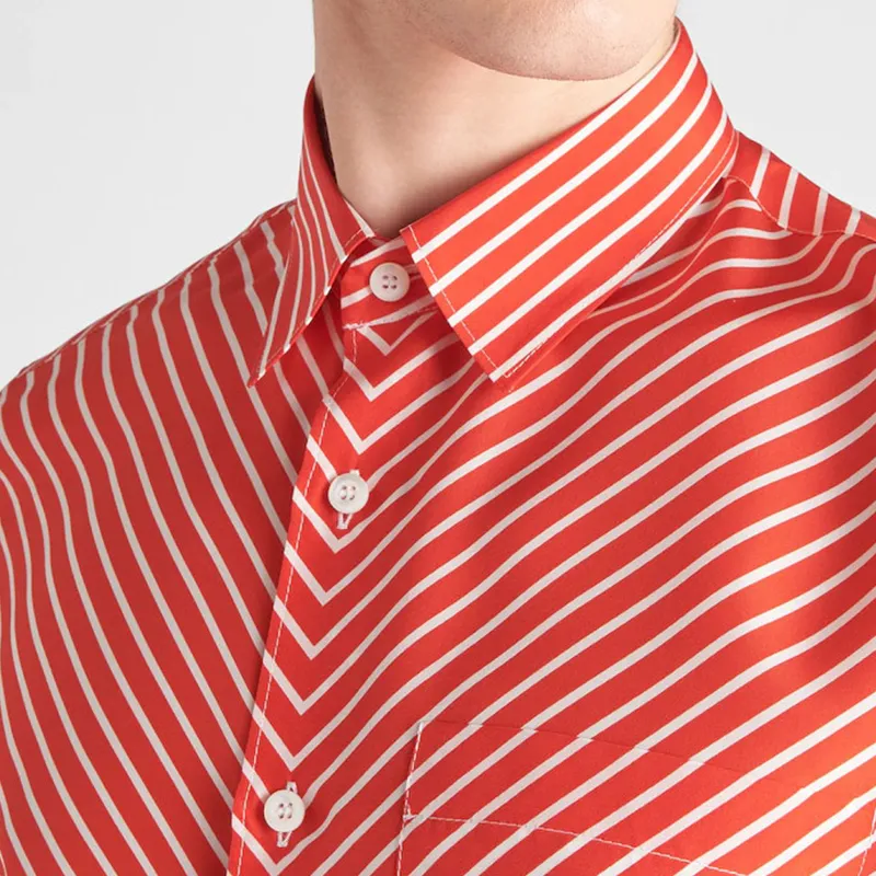 PRADA Shirts Men Red-1