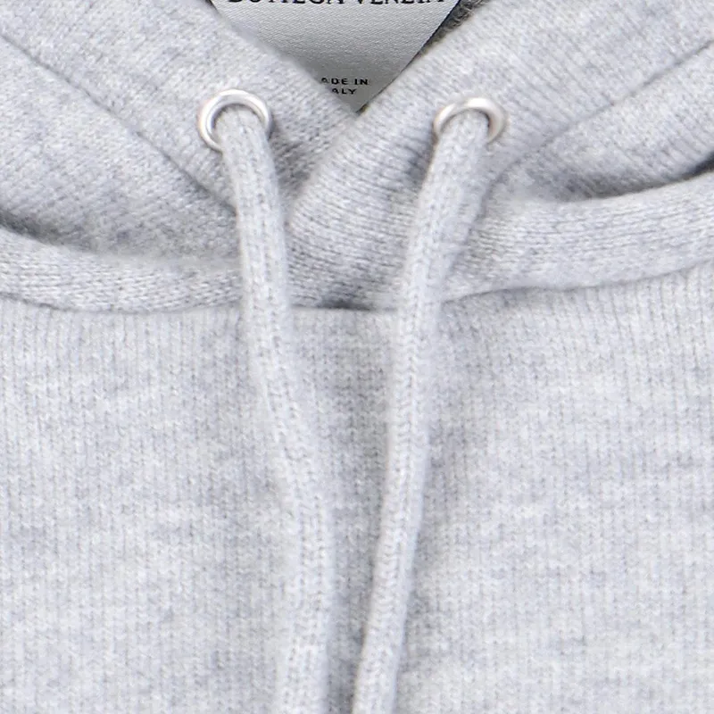 Bottega Veneta Long Sleeved Drawstring Hoodie-3