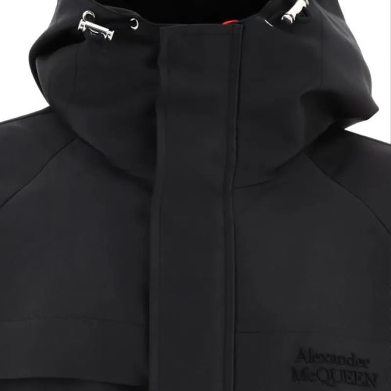 Alexander McQueen Logo Embroidered Jacket-5