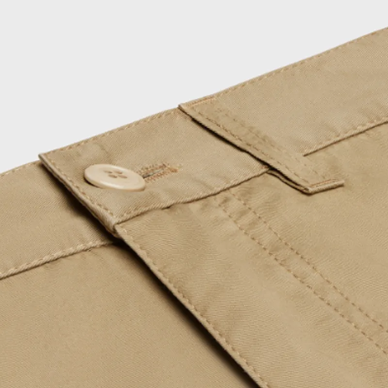 CELINE Cotton Linen Cargo Pants-5
