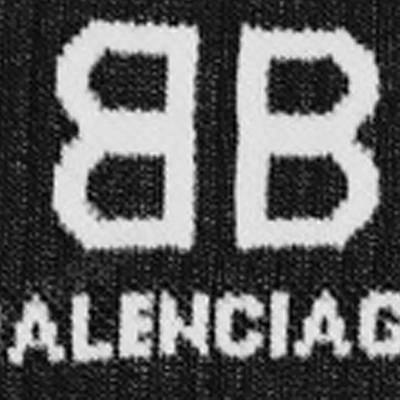 Balenciaga Tennis Socks Black/White-1