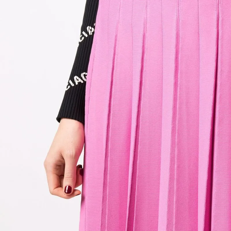 Balenciaga Casual Long Skirts Women's Pink-4