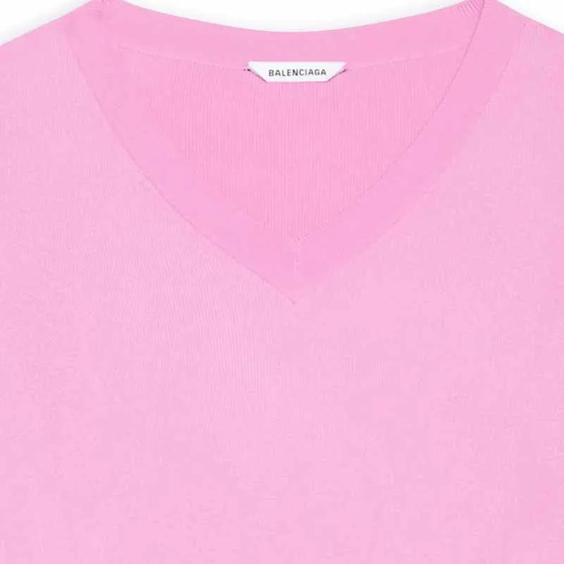 Balenciaga V Neck Oversize Knit Sweater-4