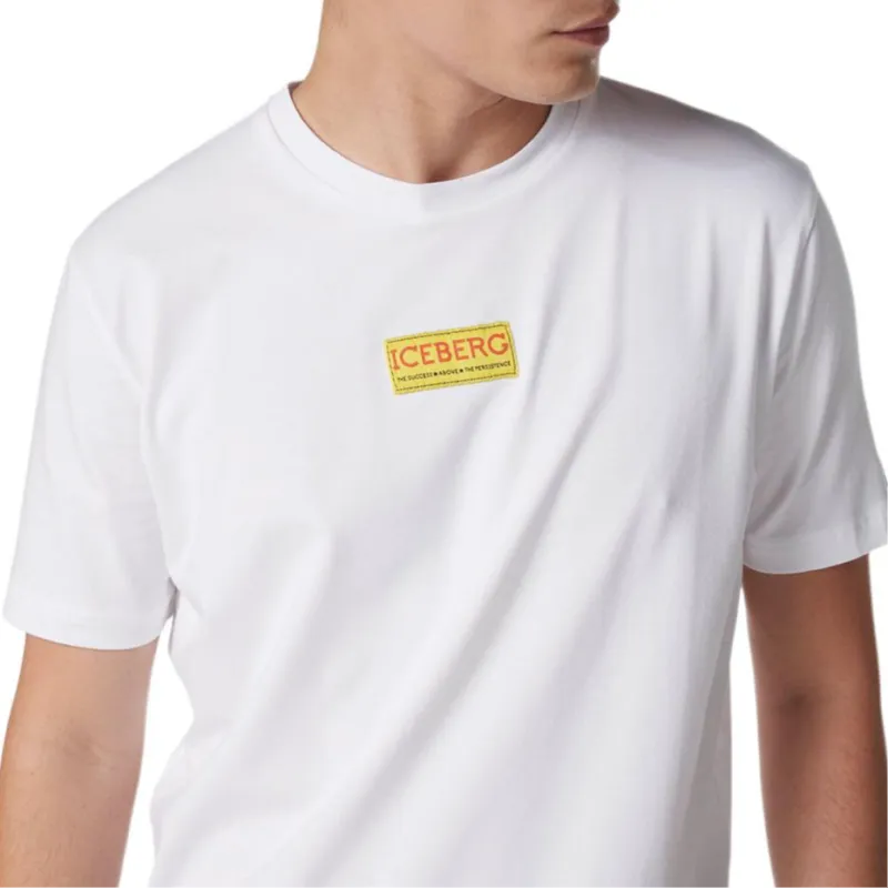 Iceberg Logo tag T shirt-5