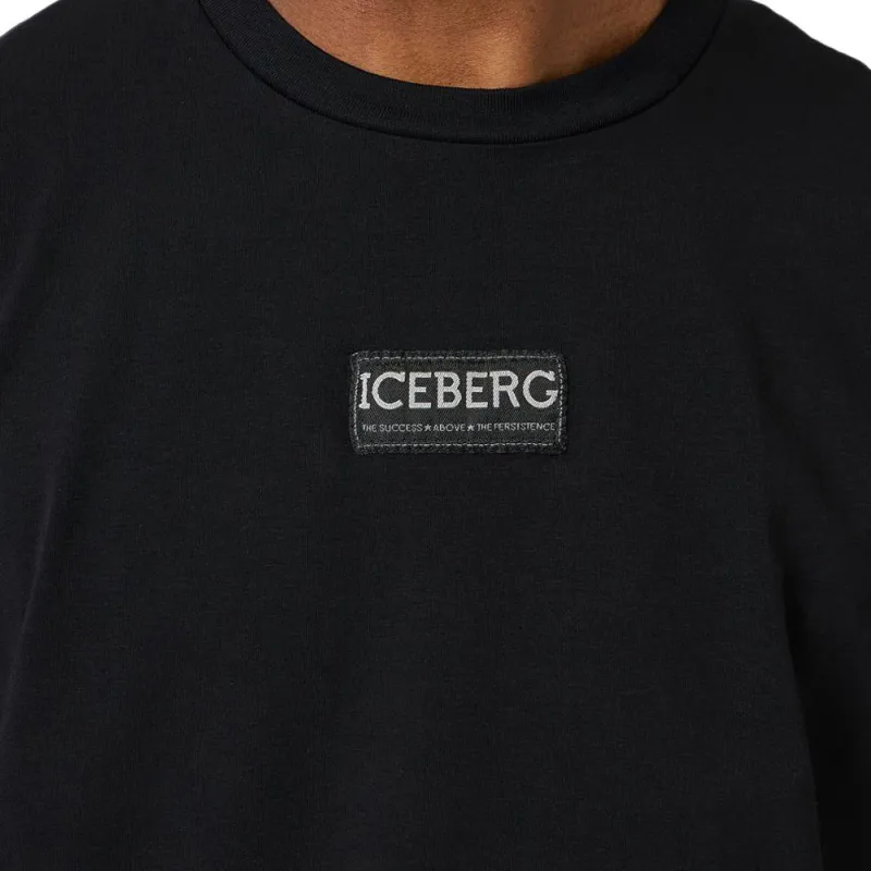 Iceberg Logo patch T shirt-5