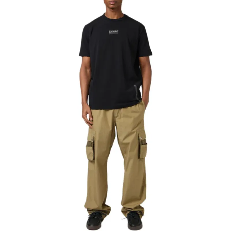 Iceberg Logo patch T shirt-1