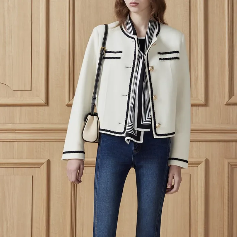 DKNY Coats Women's White-2