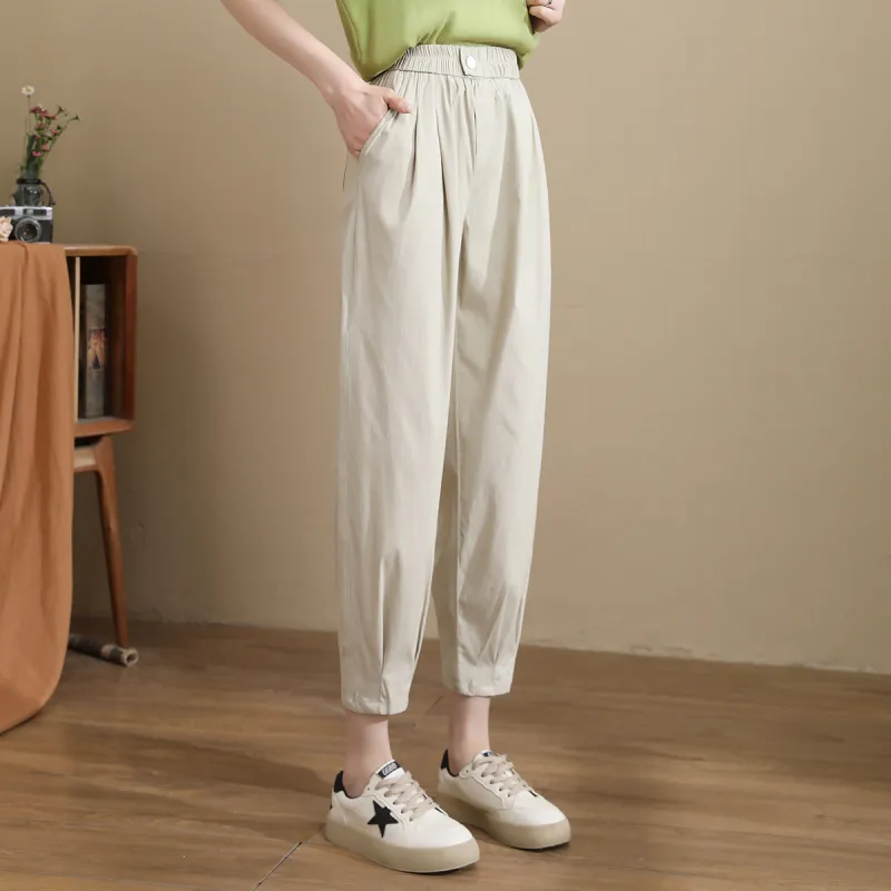 TERRE BLEUE Casual Pants Women's Light Apricot-2