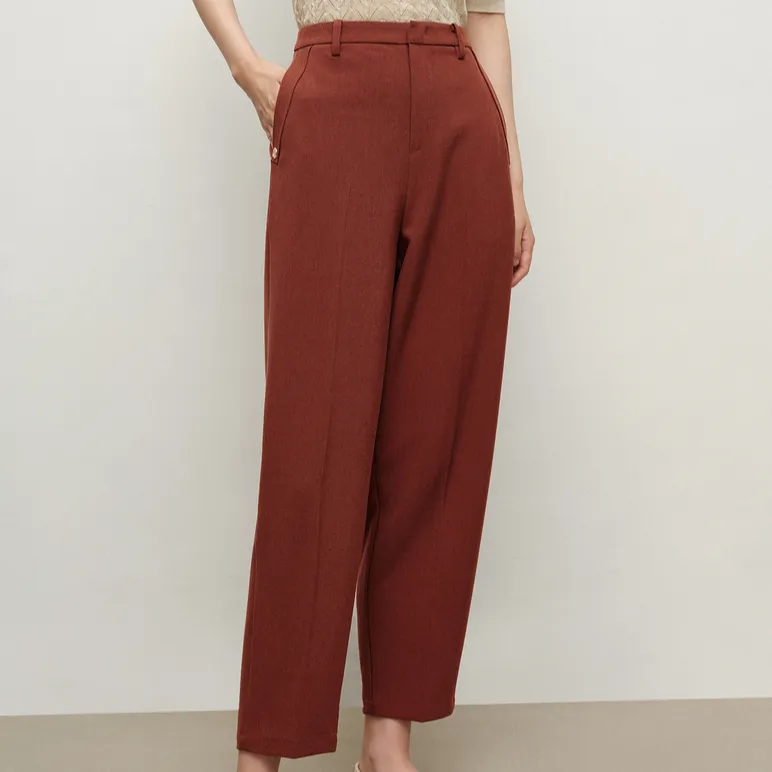 JZ. ANNAKRO Casual Pants Women's Rusty Red-3