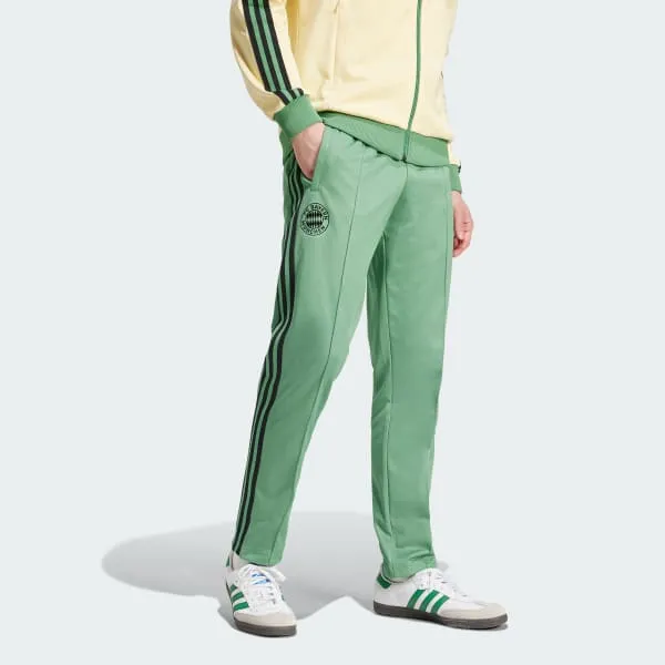 Adidas FC BAYERN BECKENBAUER TRACK PANTS Casual Pants Men's Green-2