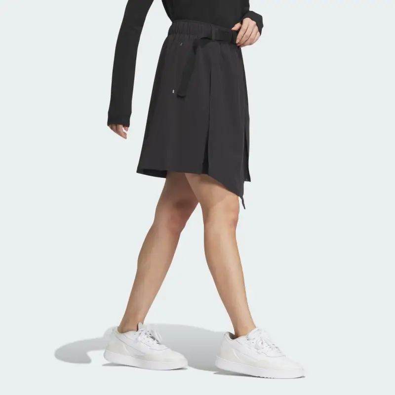 Adidas FUSTL SKIRT 6 Casual Short Skirts Women's Black-3