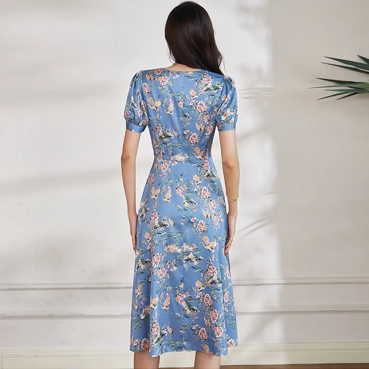 ROEYSHOUSE Short Sleeved Dresses Women's Multicolor-2