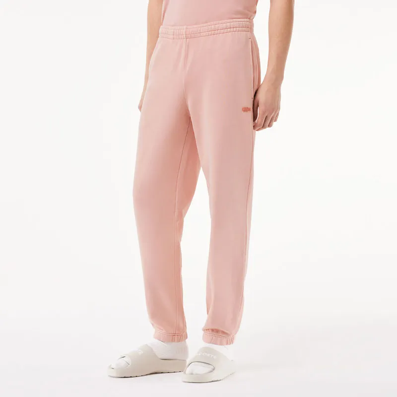 LACOSTE Cotton fleece Track Pants-3