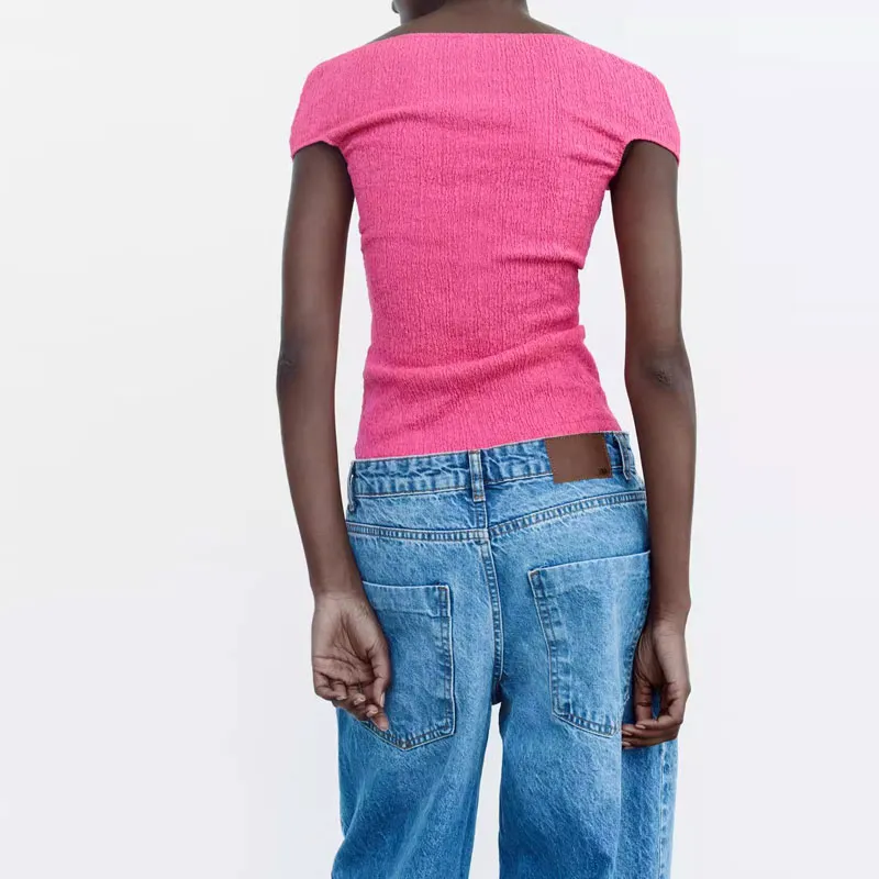 ZARA T-Shirts Women's Pink-2