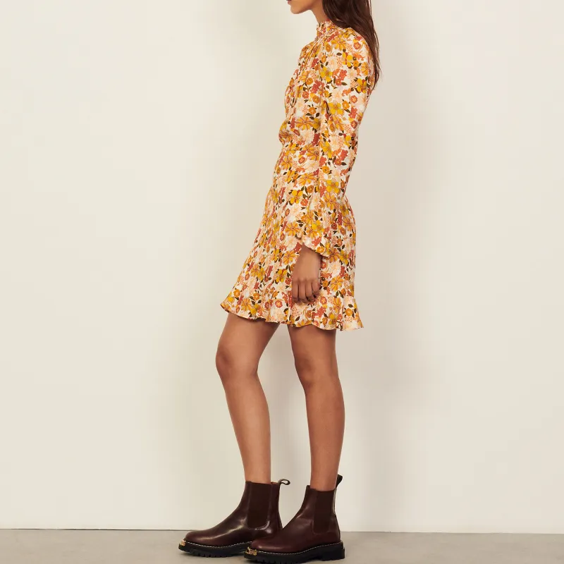 Sandro Long-Sleeved Dresses Women's Orange-3