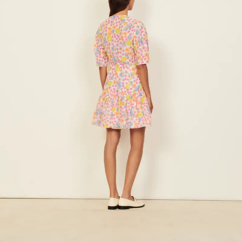 Sandro Short-Sleeved Dresses Women's Multicolor-2