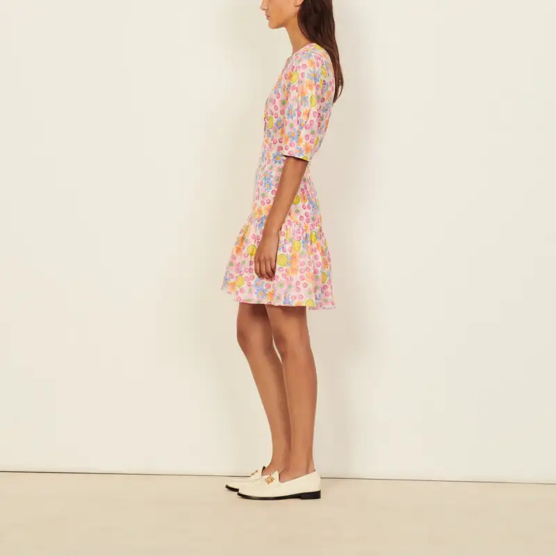 Sandro Short-Sleeved Dresses Women's Multicolor-3