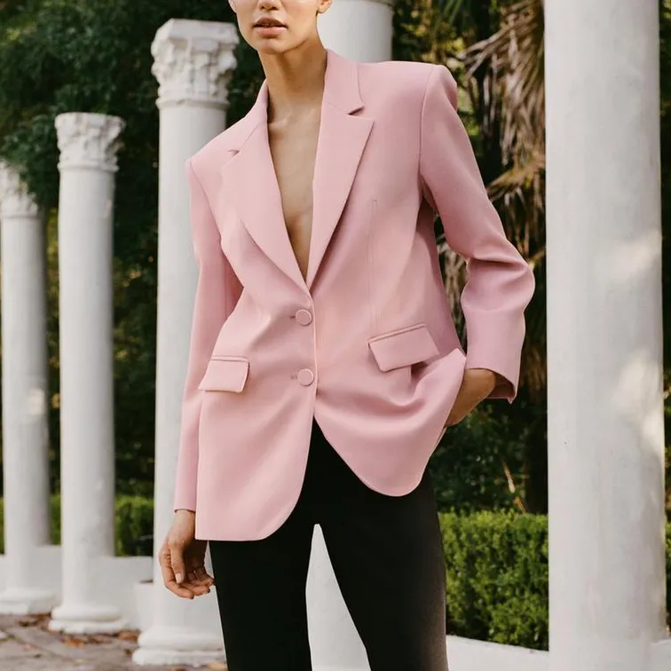 ZARA Business Suit Women's Light Pink-2