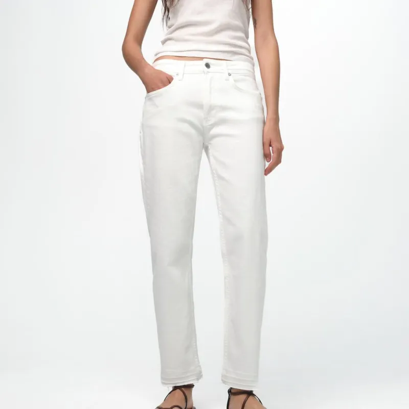 ZARA Jeans Women's White-2