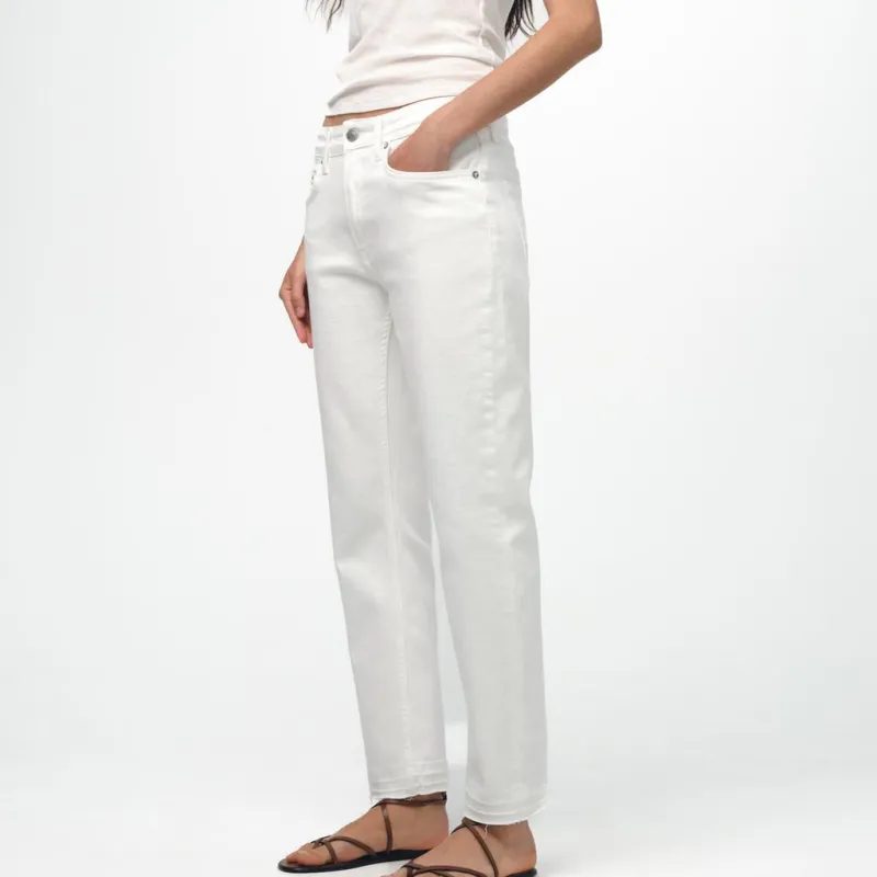 ZARA Jeans Women's White-4
