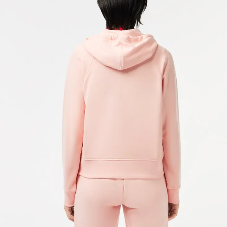 LACOSTE Logo patch Zipped Hoodie-2