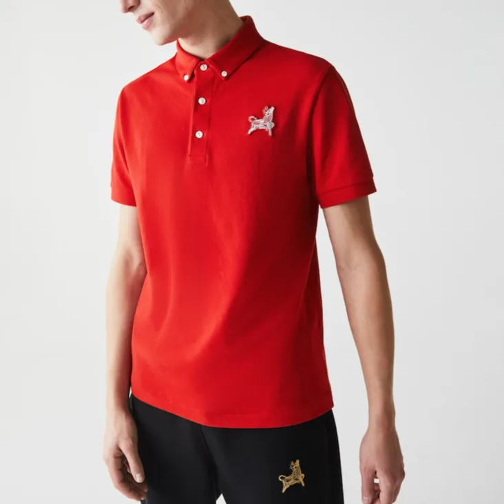 LACOSTE Polo Shirts Unisex Red-1