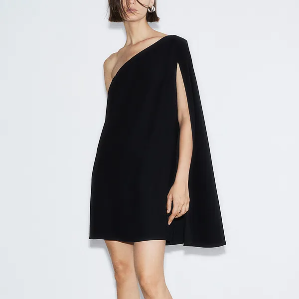 H&M Sleeveless Dress Women's Black-1