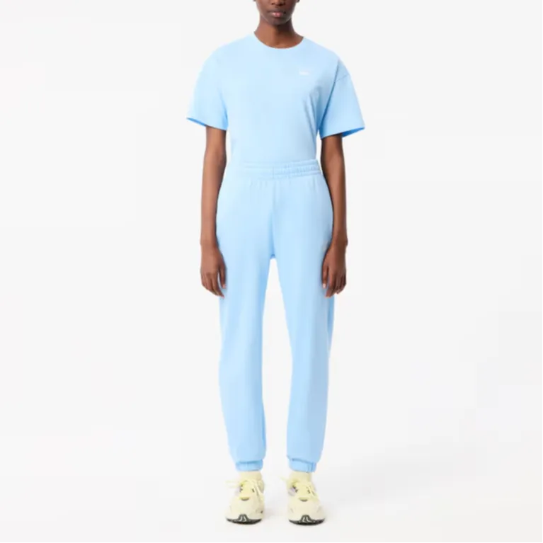 LACOSTE Knitted Sweatpants Women's Light Blue-1