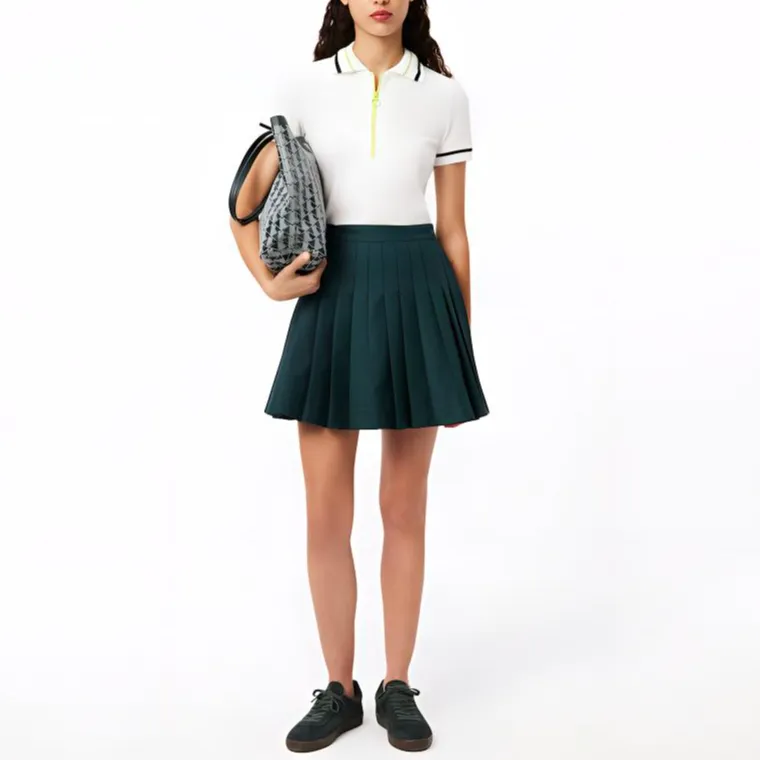 LACOSTE Pleated Miniskirt-1