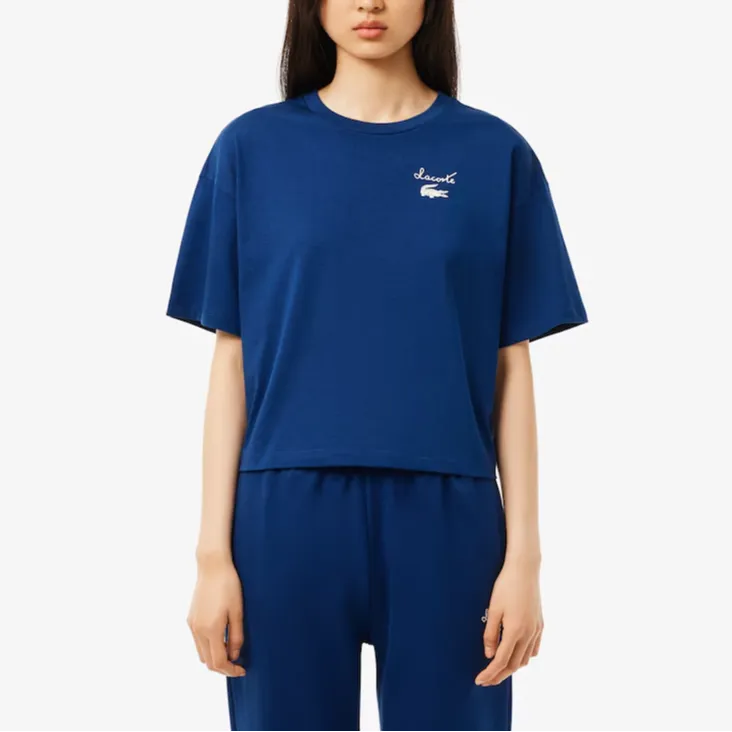 LACOSTE T-Shirts Women's Blue-1