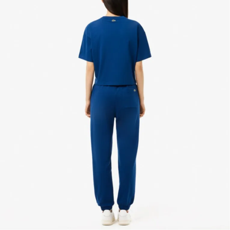 LACOSTE Knitted Sweatpants Women's Blue-1