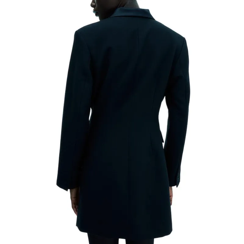 H&M Long Sleeved Dress Women's Black-2