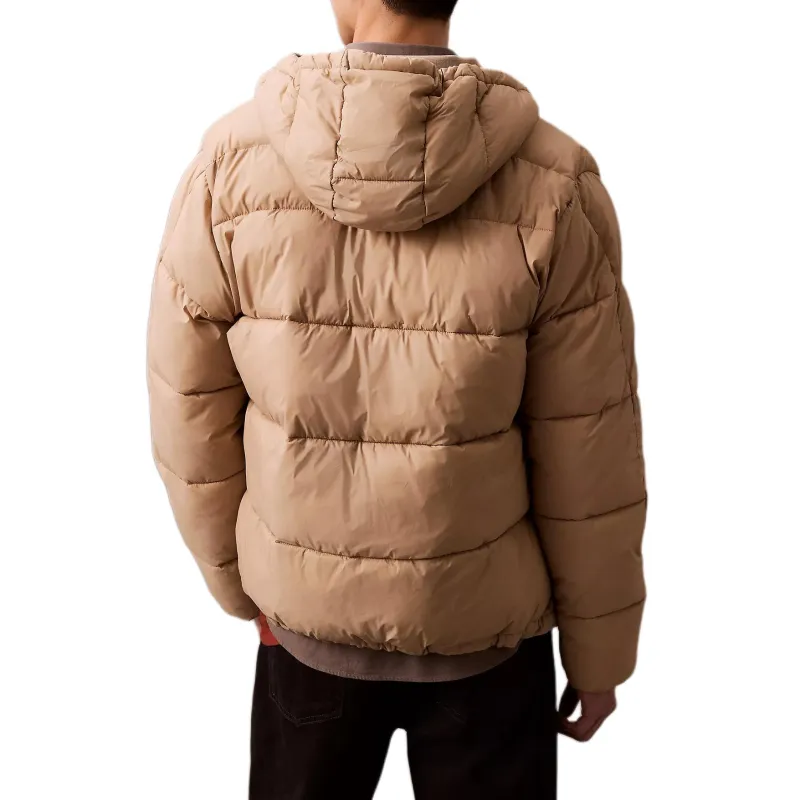 CALVIN KLEIN Puffer Jacket Men's Khaki-1