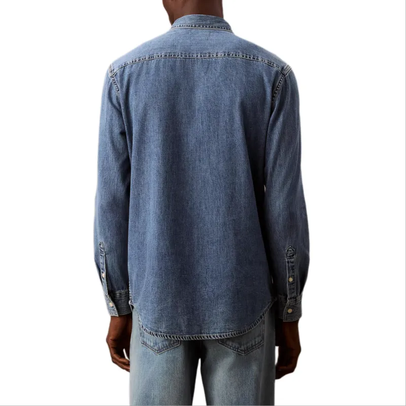 CALVIN KLEIN Shirt Men's Vintage Indigo-1