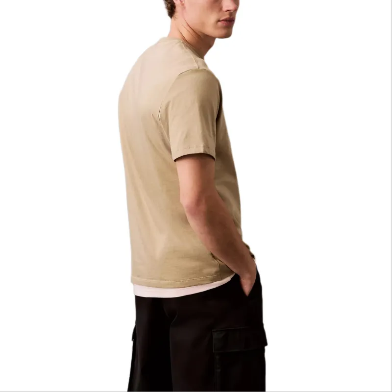 CALVIN KLEIN T Shirt Men's Khaki Green-1