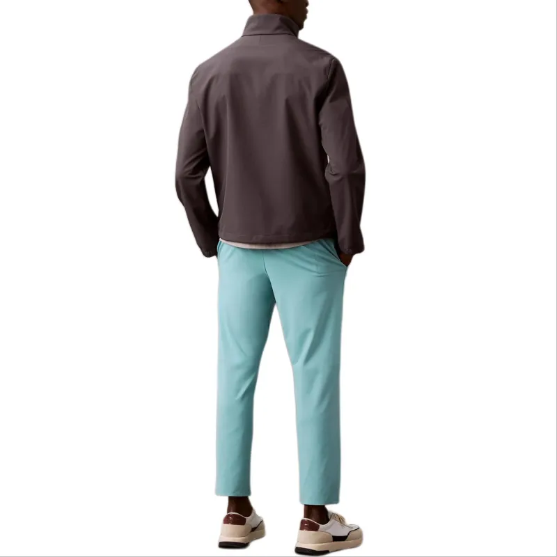 CALVIN KLEIN Knitted Sports Pants Men's Aqua Green-1