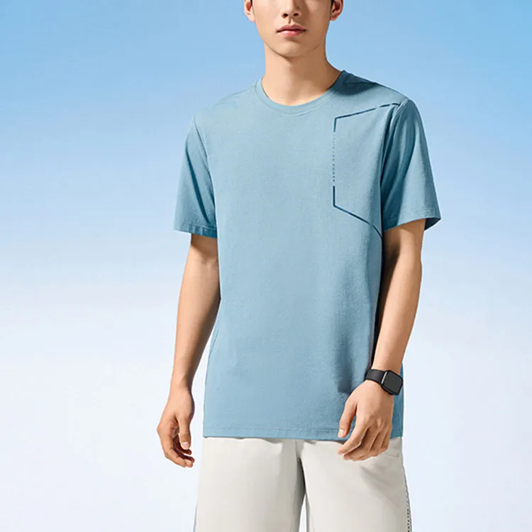 ANTA T Shirts Men Cloud Heaven Blue-2