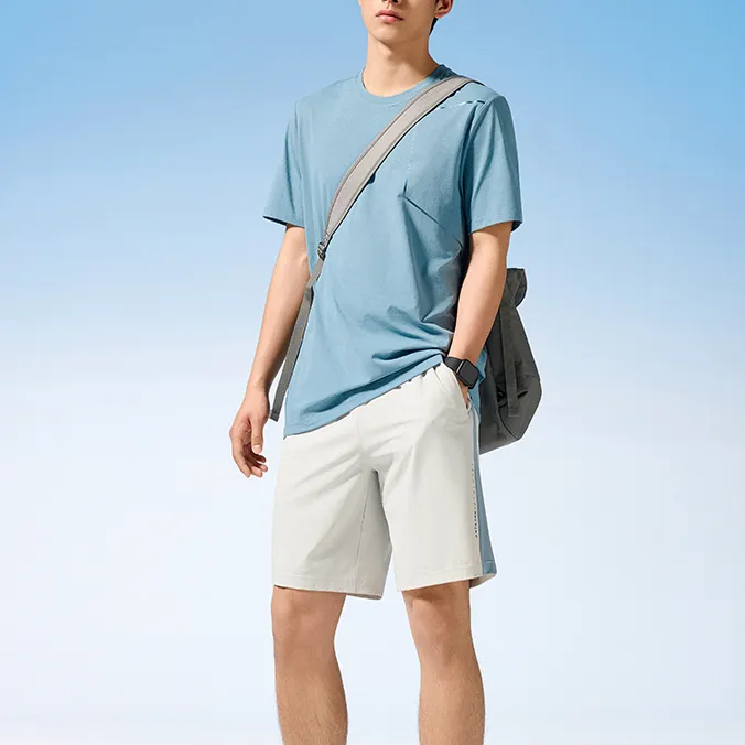 ANTA T Shirts Men Cloud Heaven Blue-4