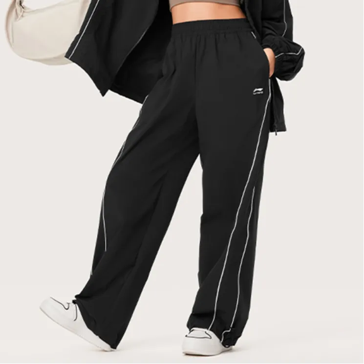 LiNing Sports Life Collection Athletic Trousers Women's Black-2