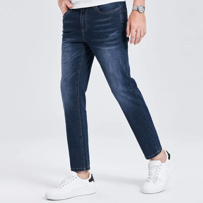 Dance With Wolves Jeans Men's Dark Blue-4