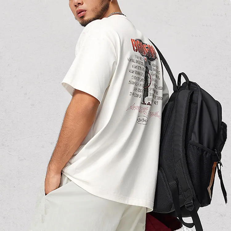 LINING BadFive T Shirts Men Ivory-3