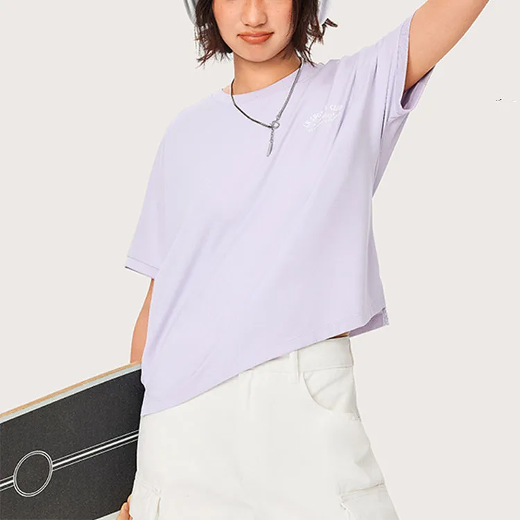 LiNing T Shirt Women's Sea Salt Purple-3